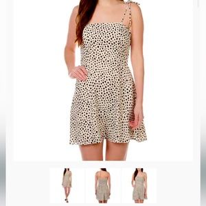 Lola Grace cream polka dot dress! Size Small! barely worn!